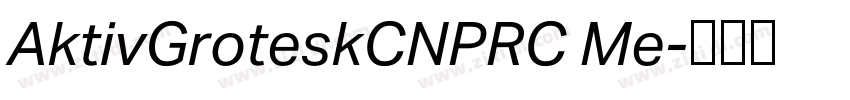 AktivGroteskCNPRC Me字体转换